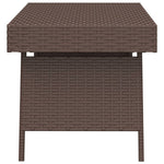 Sammenleggbart Sidebord Brun 60X40X38 Cm Polyrotting