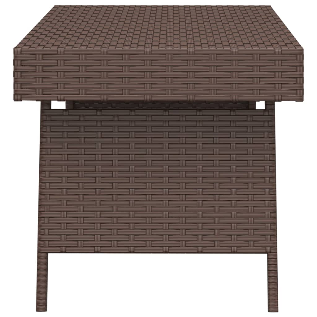 Sammenleggbart Sidebord Brun 60X40X38 Cm Polyrotting