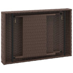 Sammenleggbart Sidebord Brun 60X40X38 Cm Polyrotting