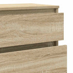 Kommode Sonoma Eik 60X36X103 Cm Konstruert Tre
