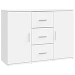 Skjenk Hvit 91X29,5X65 Cm Konstruert Tre