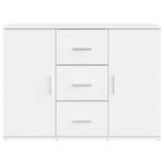 Skjenk Hvit 91X29,5X65 Cm Konstruert Tre