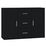 Skjenk Svart 91X29,5X65 Cm Konstruert Tre