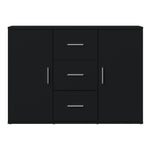 Skjenk Svart 91X29,5X65 Cm Konstruert Tre
