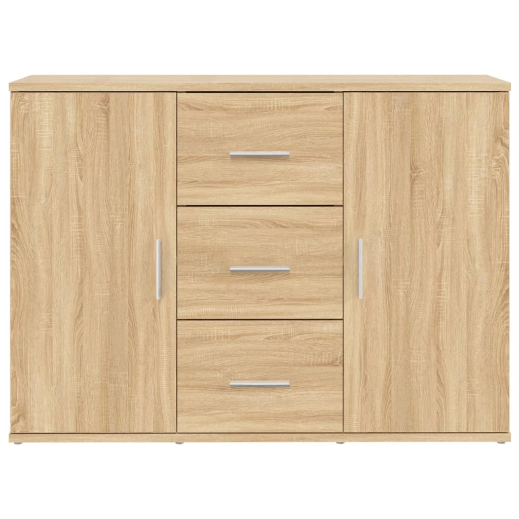Skjenk Sonoma Eik 91X29,5X65 Cm Konstruert Tre