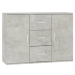 Skjenk Betonggrå 91X29,5X65 Cm Konstruert Tre