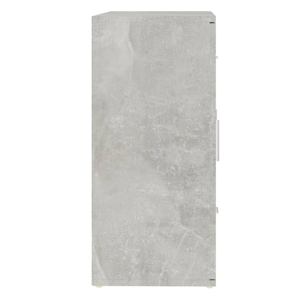 Skjenk Betonggrå 91X29,5X65 Cm Konstruert Tre