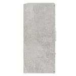 Skjenk Betonggrå 91X29,5X65 Cm Konstruert Tre