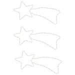 Julekometfigurer Med 48 Led 3 Stk Varmhvit 65X28 Cm