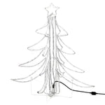Sammenleggbare Led-Juletrefigurer 3 Stk Varmhvit 87X87X93 Cm