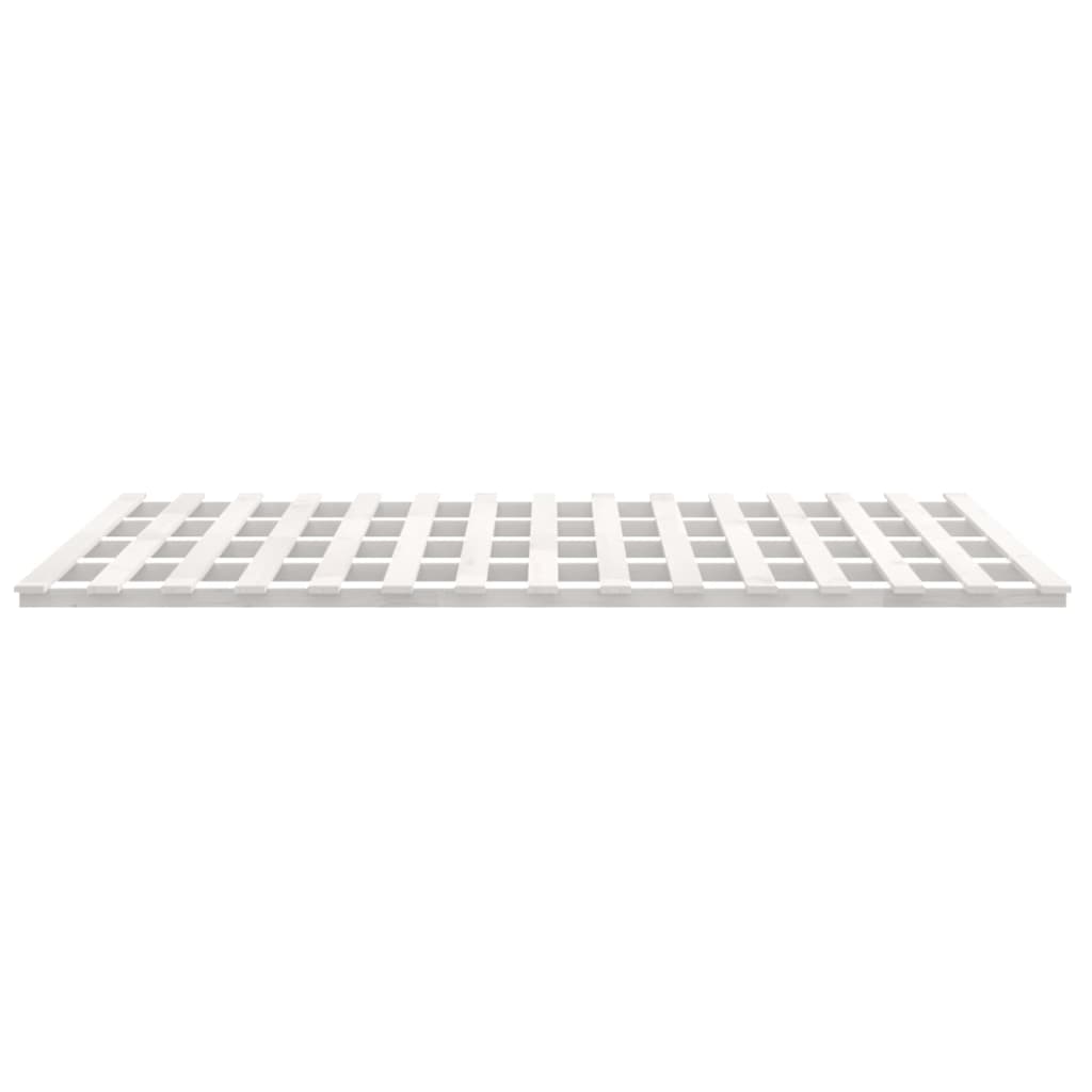 Sengeramme Hvit 200X200 Cm Heltre Furu