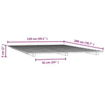 Sengeramme 150X200 Cm Heltre Furu