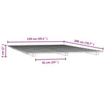 Sengeramme Hvid 150X200 Cm Heltre Furu