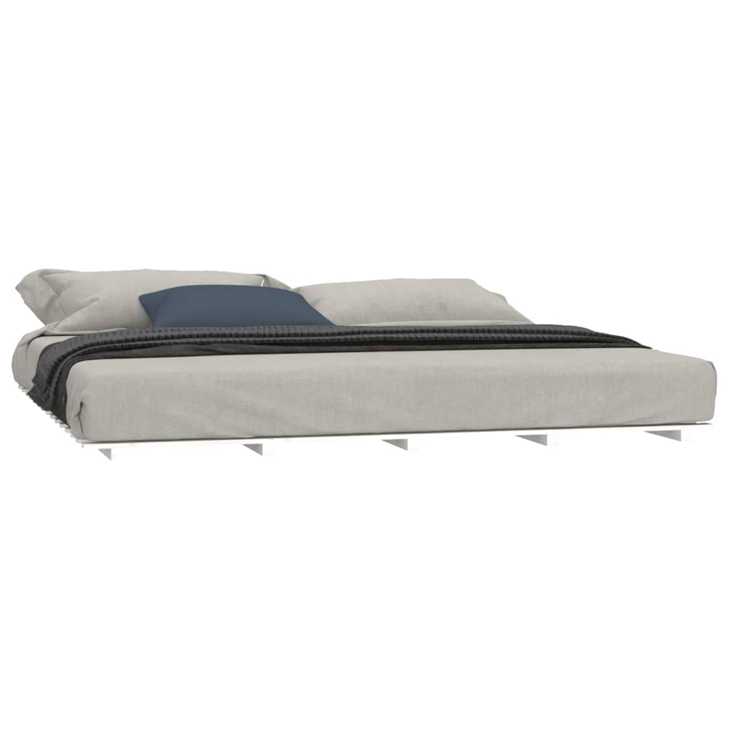 Sengeramme Hvit 180X200 Cm Heltre Furu