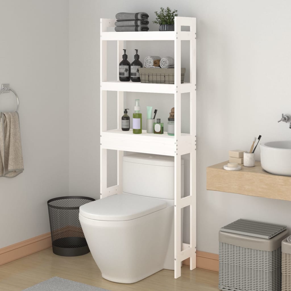 Baderomshylle Hvit 63X26X171 Cm Heltre Furu