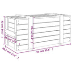 Putekasse 91X40,5X42 Cm Heltre Furu