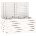 Hagekasse Hvit 101X50,5X46,5 Cm Heltre Furu