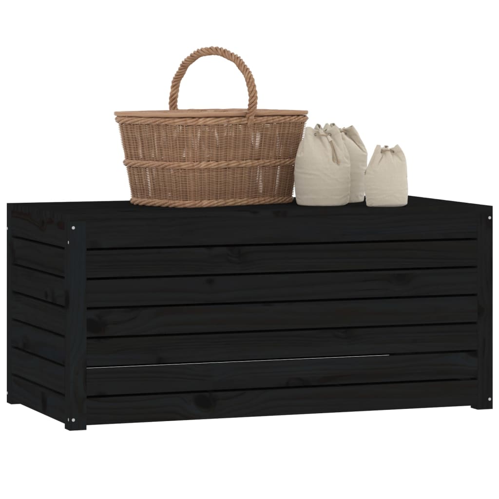 Hagekasse Svart 101X50,5X46,5 Cm Heltre Furu