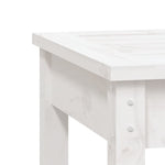 Hagebenk Hvit 50X44X45 Cm Heltre Furu