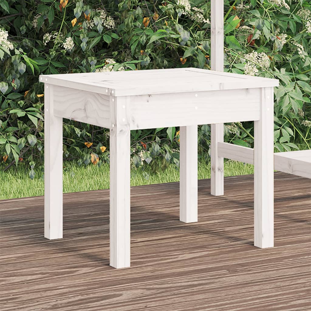 Hagebenk Hvit 50X44X45 Cm Heltre Furu