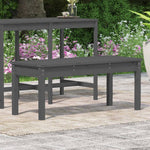 Hagebenk Grå 109X44X45 Cm Heltre Furu