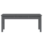 Hagebenk Grå 109X44X45 Cm Heltre Furu