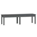 Hagebenk 2 Seter Grå 159,5X44X45 Cm Heltre Furu