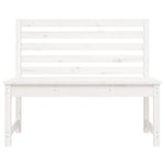 Hagebenk Hvit 109 Cm Heltre Furu