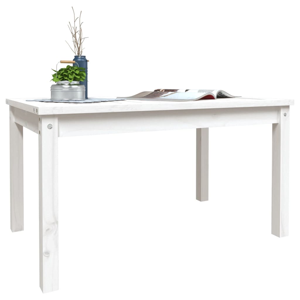 Hagebord Hvit 82,5X50,5X45 Cm Heltre Furu