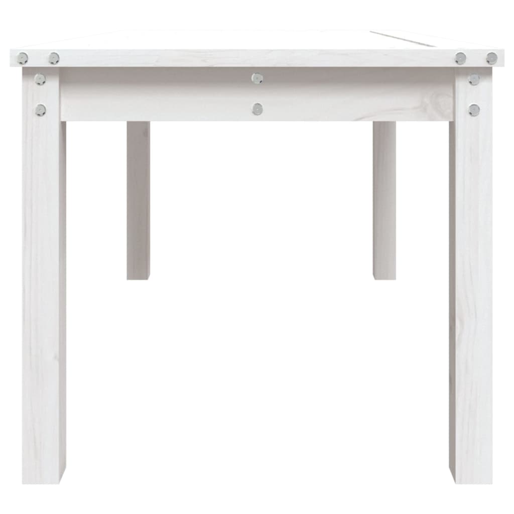 Hagebord Hvit 82,5X50,5X45 Cm Heltre Furu