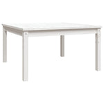 Hagebord Hvit 82,5X82,5X45 Cm Heltre Furu