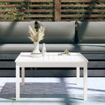 Hagebord Hvit 82,5X82,5X45 Cm Heltre Furu