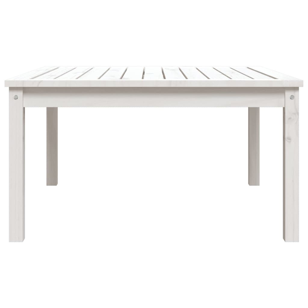 Hagebord Hvit 82,5X82,5X45 Cm Heltre Furu