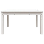 Hagebord Hvit 82,5X82,5X45 Cm Heltre Furu