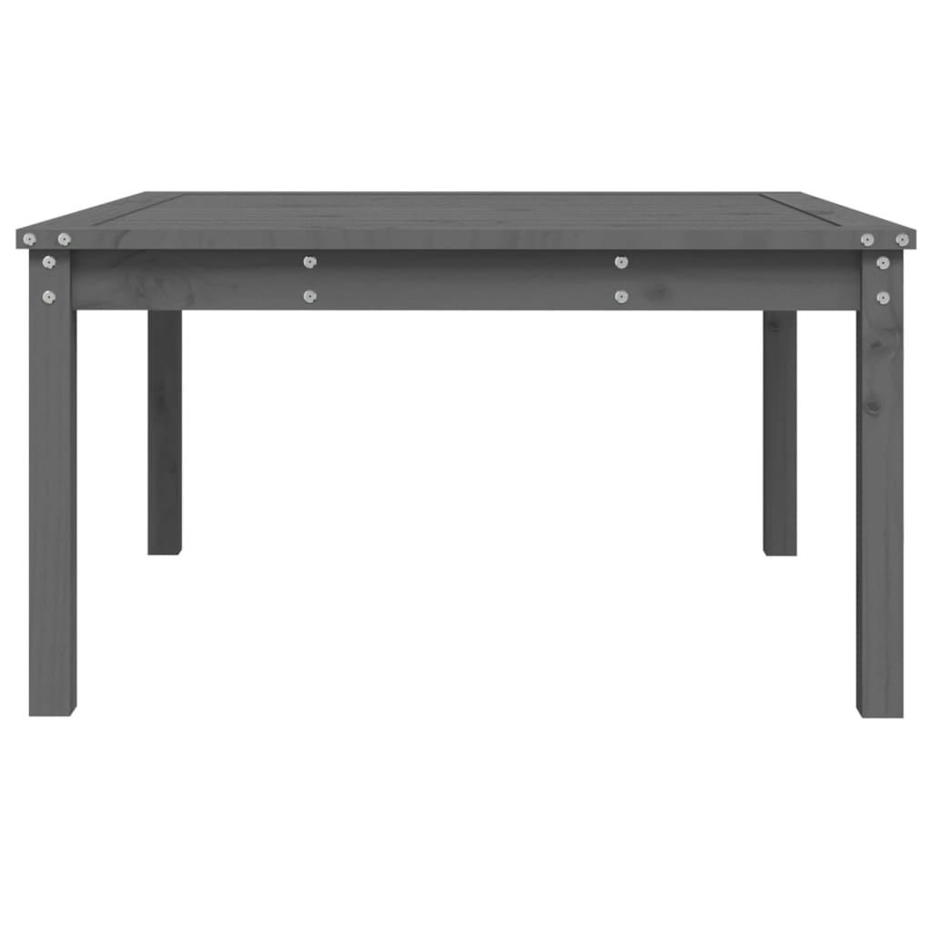 Hagebord Grå 82,5X82,5X45 Cm Heltre Furu