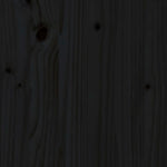 Hagebord Svart 82,5X82,5X45 Cm Heltre Furu