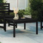 Hagebord Svart 82,5X82,5X45 Cm Heltre Furu