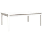 Hagebord Hvit 121X82,5X45 Cm Heltre Furu