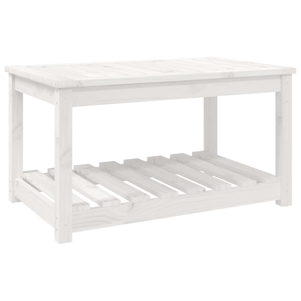 Hagebord Hvit 82,5X50,5X45 Cm Heltre Furu