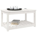 Hagebord Hvit 82,5X50,5X45 Cm Heltre Furu