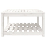 Hagebord Hvit 82,5X82,5X45 Cm Heltre Furu