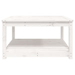 Hagebord Hvit 82,5X82,5X45 Cm Heltre Furu