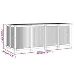 Putekasse 200X80X75 Cm Heltre Akasie