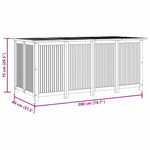 Putekasse 200X80X75 Cm Heltre Akasie