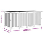 Putekasse 200X80X75 Cm Heltre Akasie