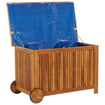 Putekasse Med Hjul 90X50X58 Cm Heltre Akasie