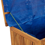 Putekasse Med Hjul 90X50X58 Cm Heltre Akasie