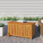 Putekasse Med Hjul 113X50X58 Cm Heltre Akasie