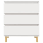 Skjenk Hvit 60X35X70 Cm Konstruert Tre