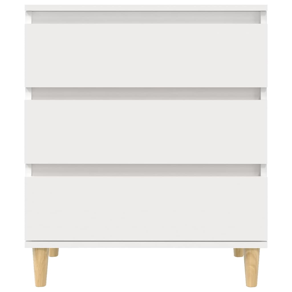 Skjenk Hvit 60X35X70 Cm Konstruert Tre